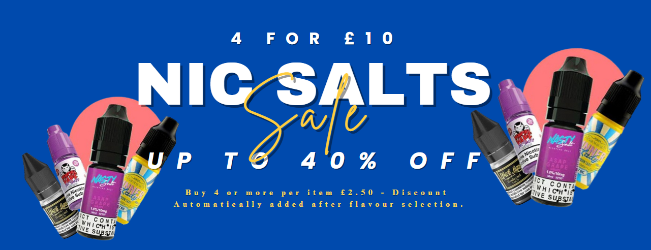 nic salts up to 40% off sale