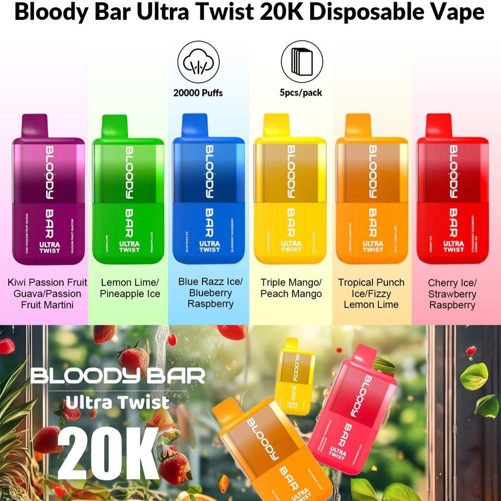 Bloody Bar Ultra Twist Flavour Options