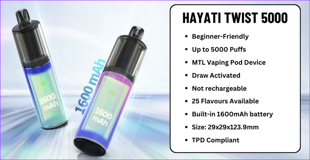 hayati twist 5000 specs