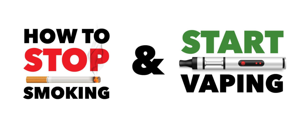 Stop smoking start vaping banner