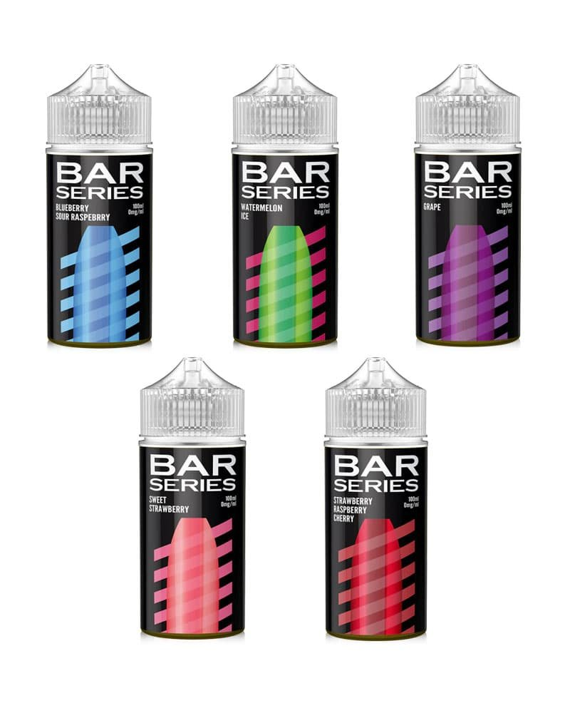 bar series 100ml flavours