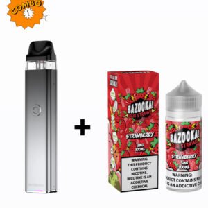Vaporesso XROS 3 Vape Kit + Bazooka Sour Straws 100ml E-Liquid Combo Deal