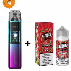 Voopoo Argus G2 Vape Kit + Bazooka Sour Straws 100ML E-Liquid Combo Deal