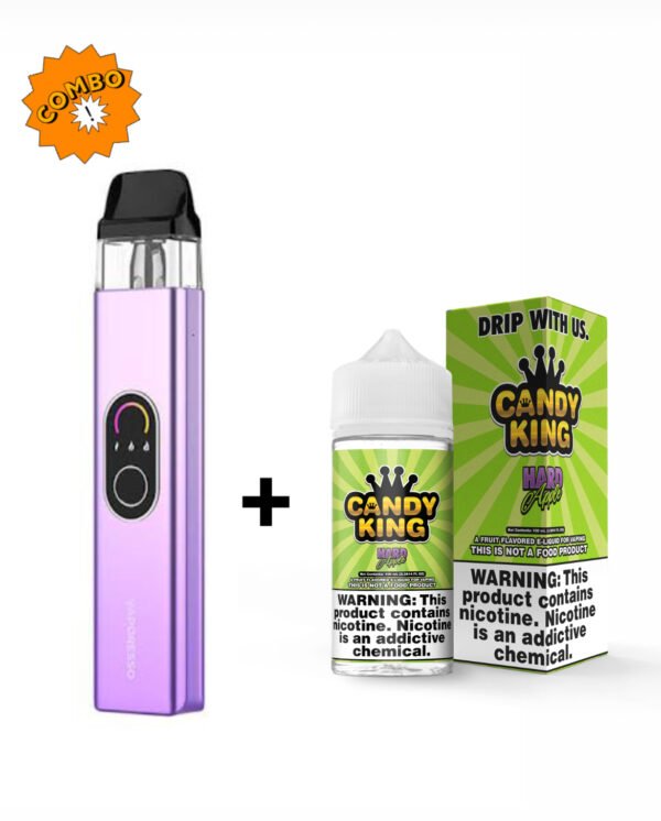 XROS 4 Vaporesso Pod Kit + Candy King 100ML E-Liquid Deal: Ultimate Vaping Combo!