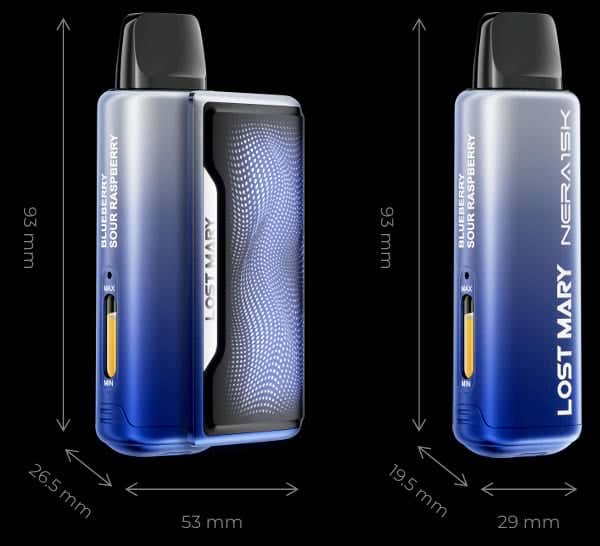 Lost Mary Nera 30K fullview Prefilled Pod kit