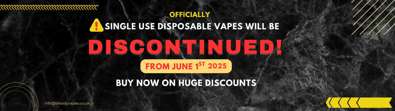 Single-use disposable vapes banned from June 1st