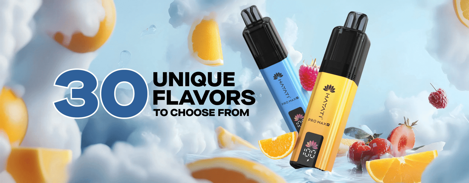 Flavour Selection – Over 30 Tastes to Explore