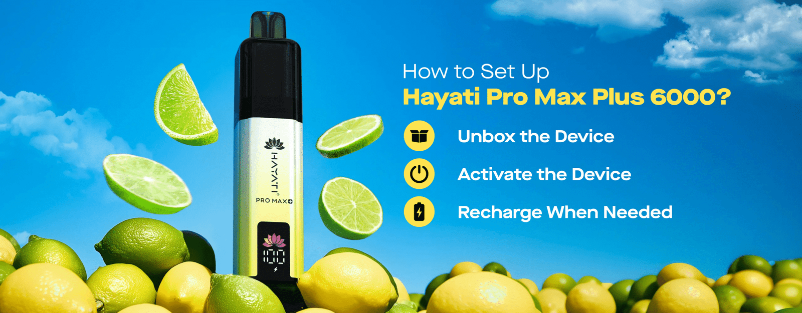 How to Use Hayati Pro Max Plus 6000