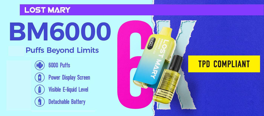 Lost Mary BM6000 Vape – 6000 Puffs of Pure Flavour Power