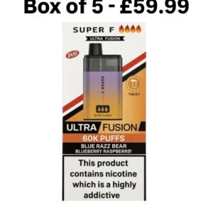 Crystal Fire Ultra Fusion 60k Prefilled | Box of 5