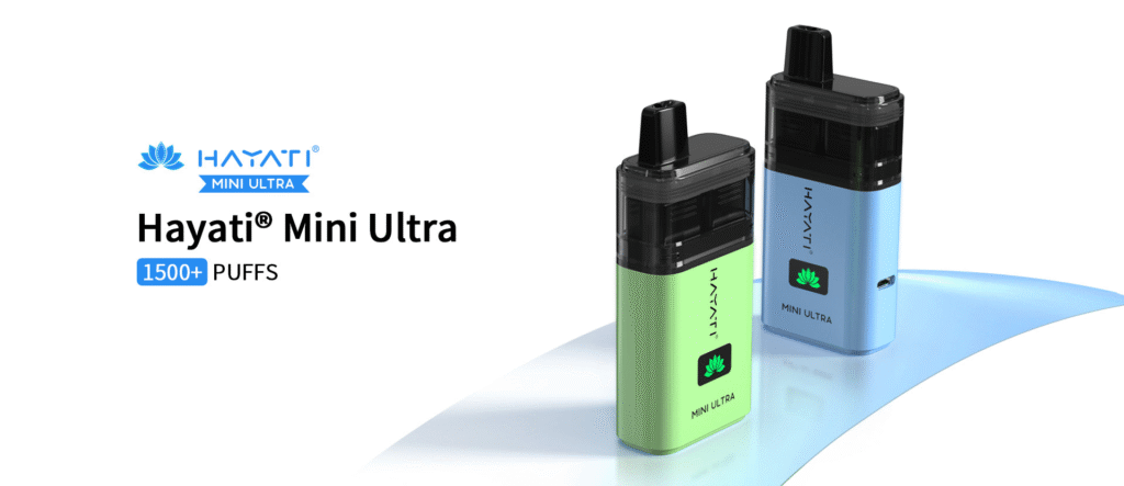 Hayati Mini Ultra 1500 Prefilled Pod Kit: Powerful Compact Vape