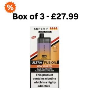 Super Fire Ultra Fusion 60K Puffs Prefilled | Box of 3