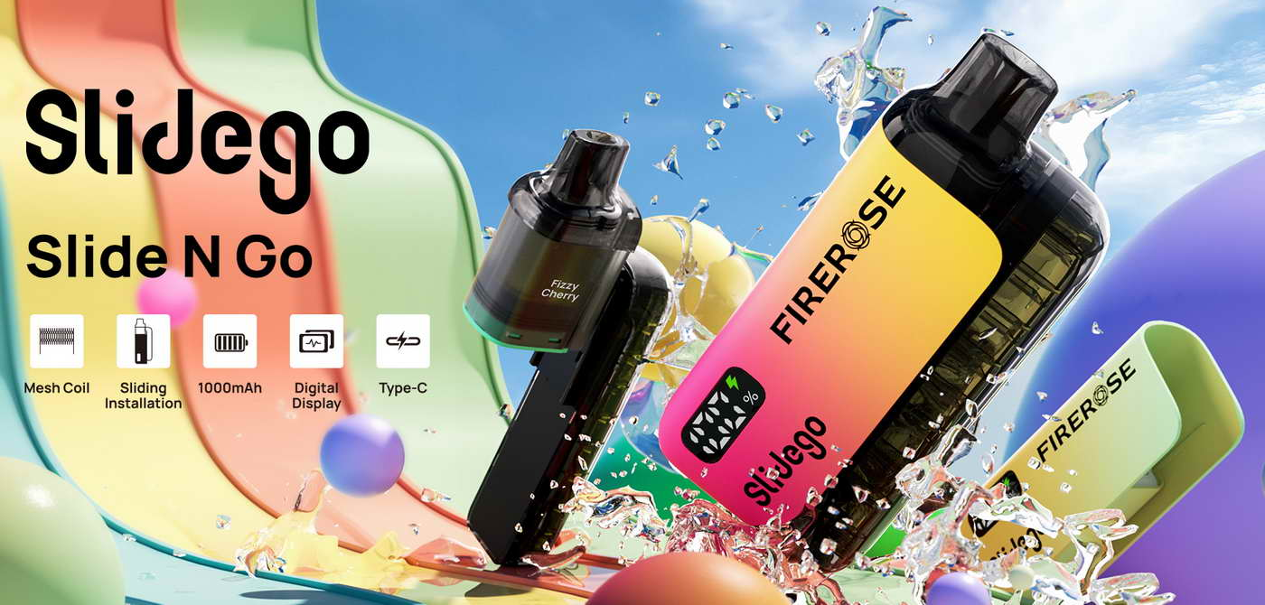 Firerose Slidego 40K Puffs Prefilled Pod Kit Ultimate Box of 3 Deal