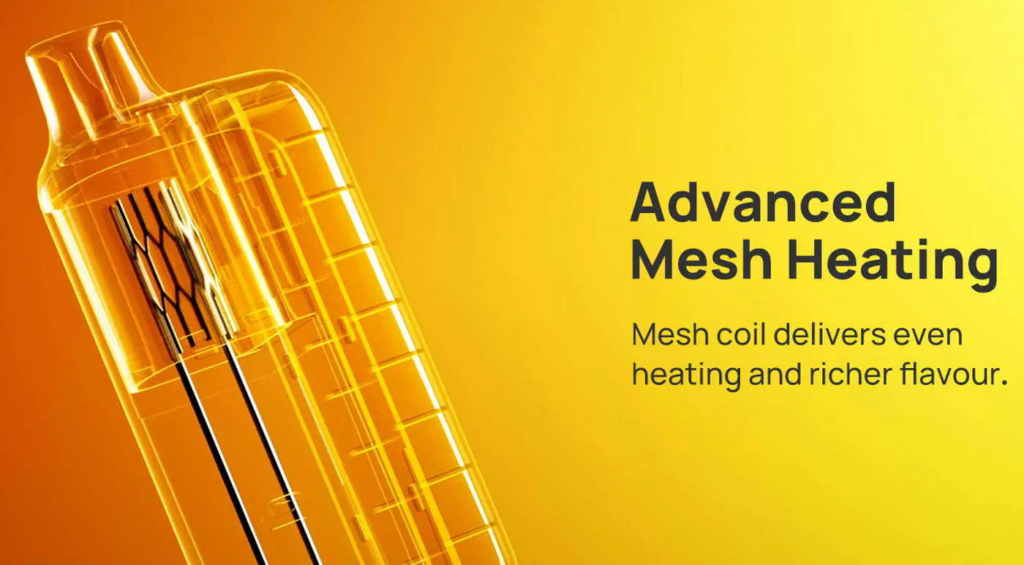 Unrivalled Dual Flavour Technology and Premium Mesh Coil