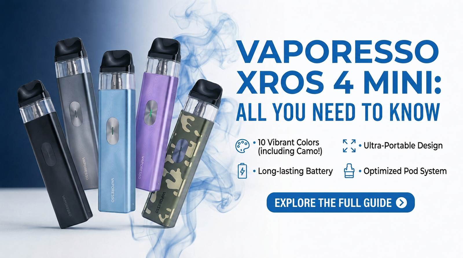Vaporesso XROS 4 Mini Review: Next-Gen Pod Kit with Mesh Coil Technology